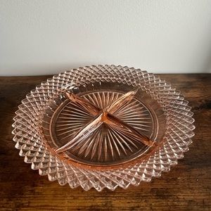 Vintage Anchor Hocking Miss America Serving Dish